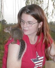 Jess is a wildlife rehabber Jess is a wildlife rehabber