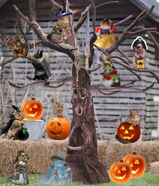 Halloween Tree made by Oklahoma epal