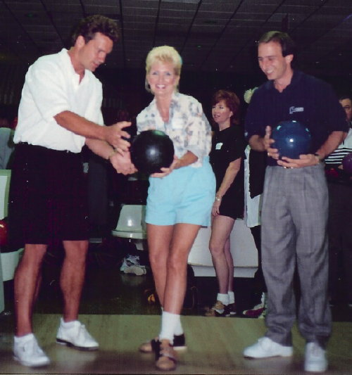 Kelly with Brian Voss & Norm Duke