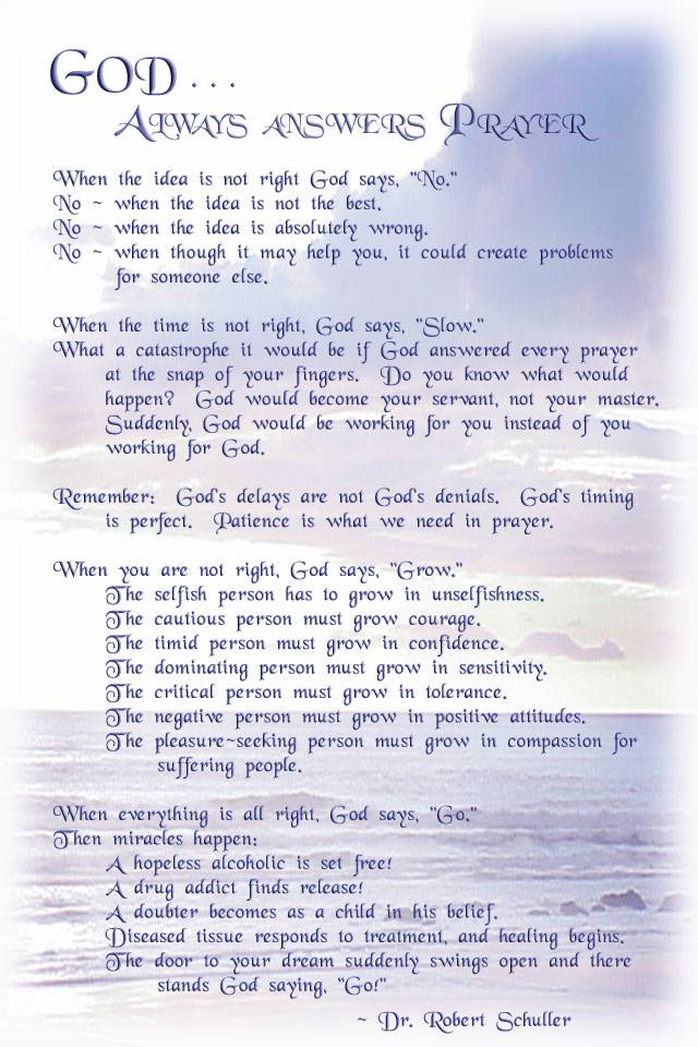 God rules! God rules!