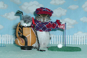 sugar bush squirrel golf father's day caddie