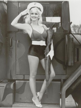 marine pin up shot