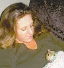 Denise and junior take a nap 