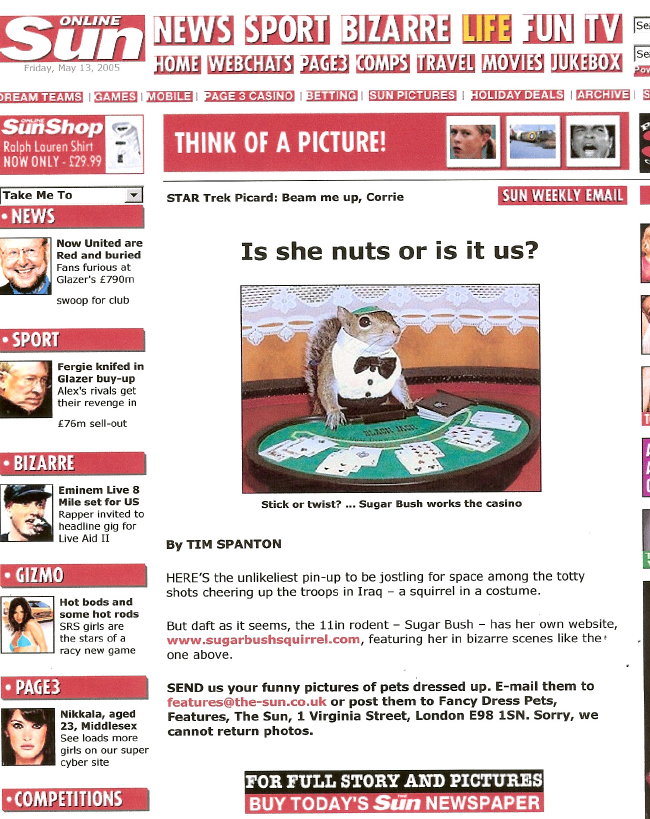The Sun Online Friday May 13, 2005